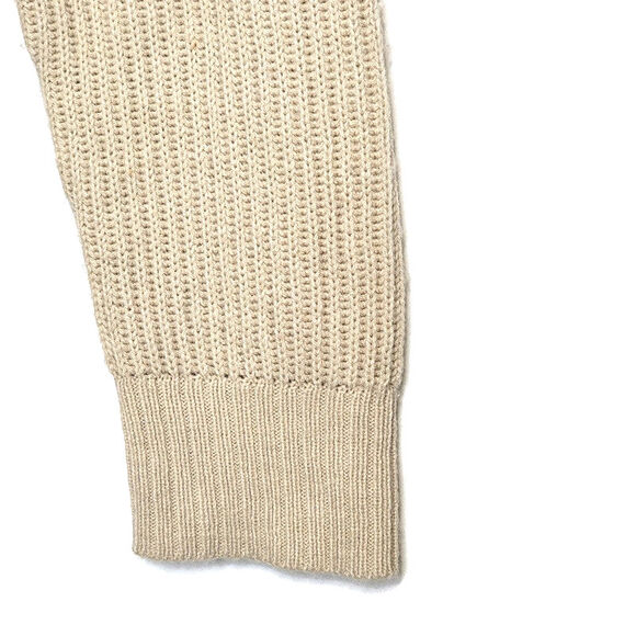 ASTR The Label Sora Mock Neck Cutout Tie Waist Sweater Cream Beige Size M - Picture 6 of 15